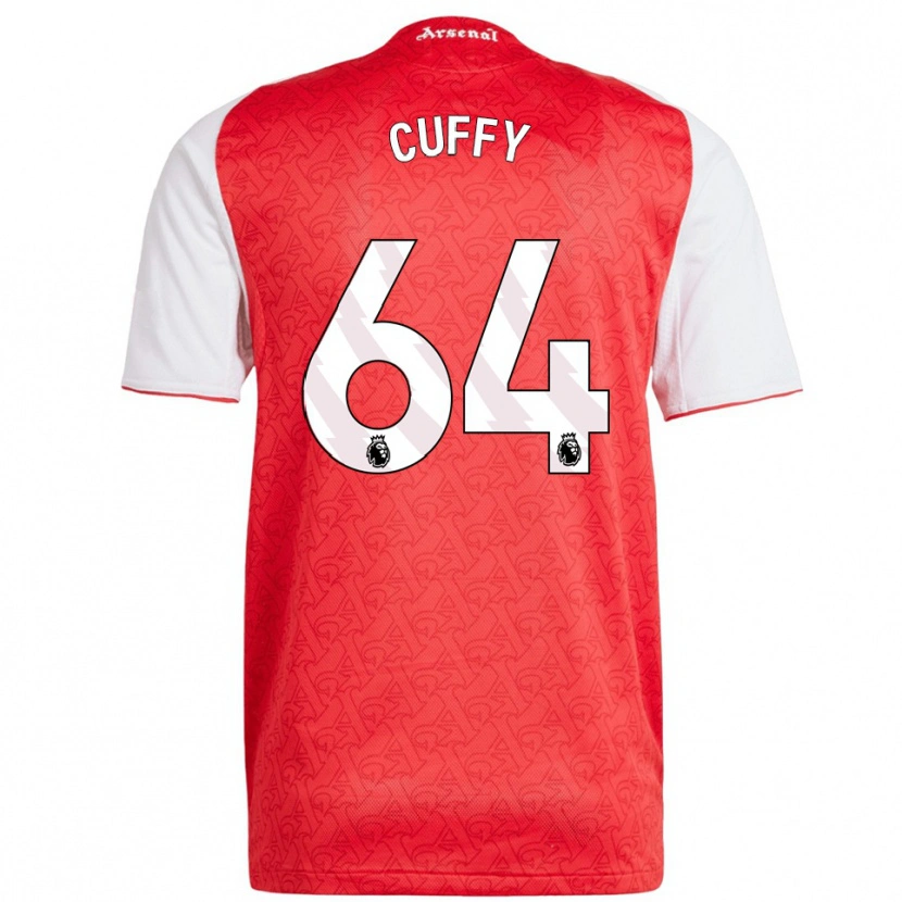 Danxenレディースブルック・ノートン・カフィー#64レッド ホワイトホームシャツ2025/26ジャージーユニフォーム