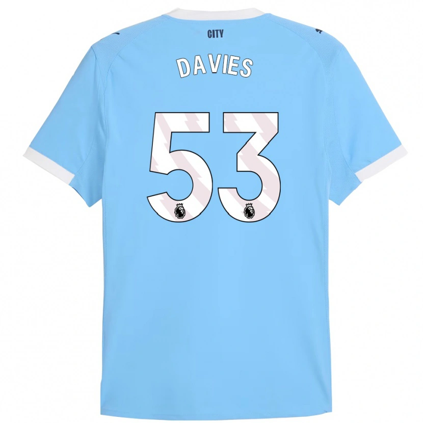 DanxenレディースMayzee Davies#53スカイブルー ホワイトホームシャツ2025/26ジャージーユニフォーム