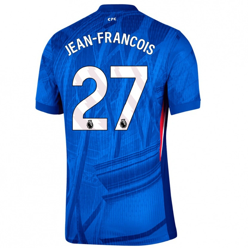Danxenレディースオリアンヌ・ジャン・フランソワ#27ブルー ホワイトホームシャツ2025/26ジャージーユニフォーム