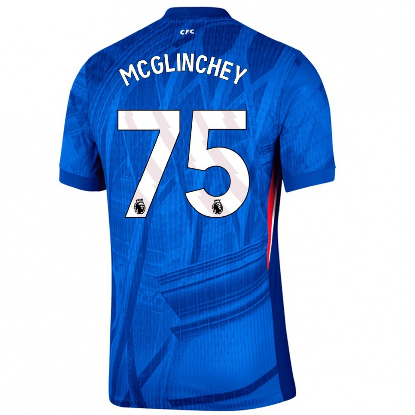 DanxenレディースHarry Mcglinchley#75ブルー ホワイトホームシャツ2025/26ジャージーユニフォーム