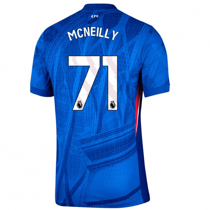 Danxenレディースドネル・マクニーリー#71ブルー ホワイトホームシャツ2025/26ジャージーユニフォーム