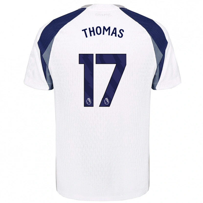 DanxenレディースMartha Thomas#17ホワイト ネイビーホームシャツ2025/26ジャージーユニフォーム