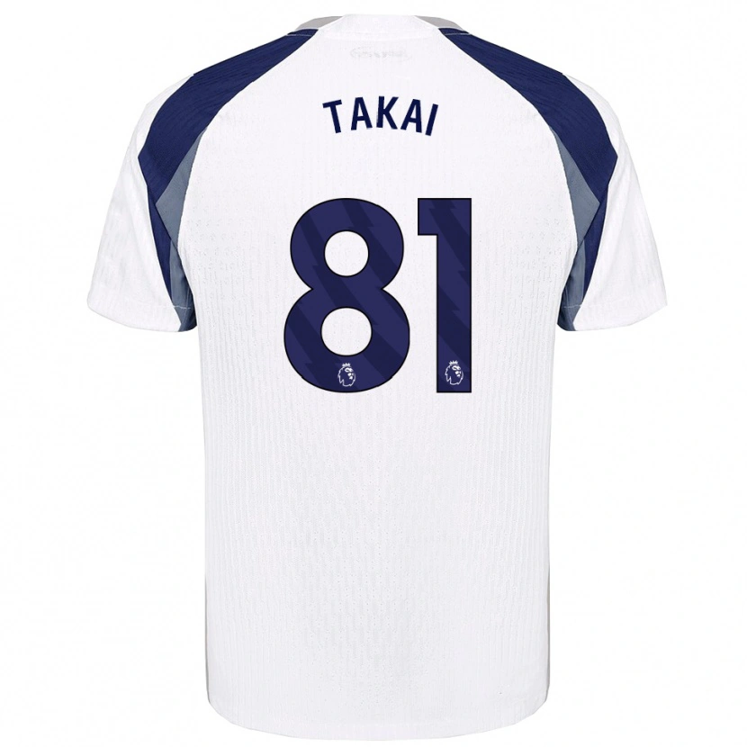 Danxenレディース高井幸大#81ホワイト ネイビーホームシャツ2025/26ジャージーユニフォーム