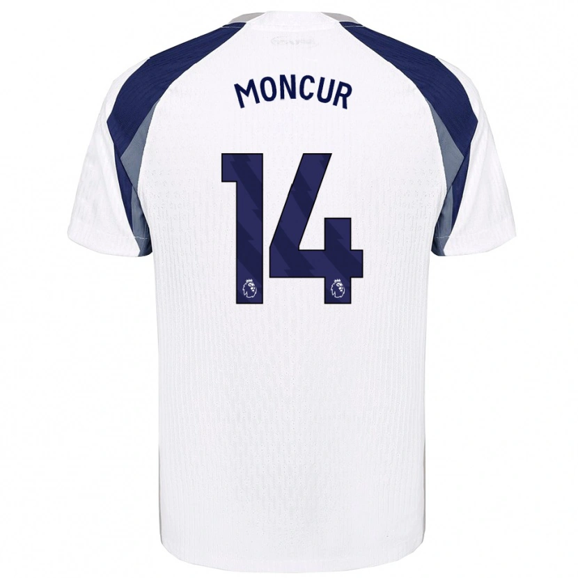 DanxenレディースRonny Moncur#14ホワイト ネイビーホームシャツ2025/26ジャージーユニフォーム