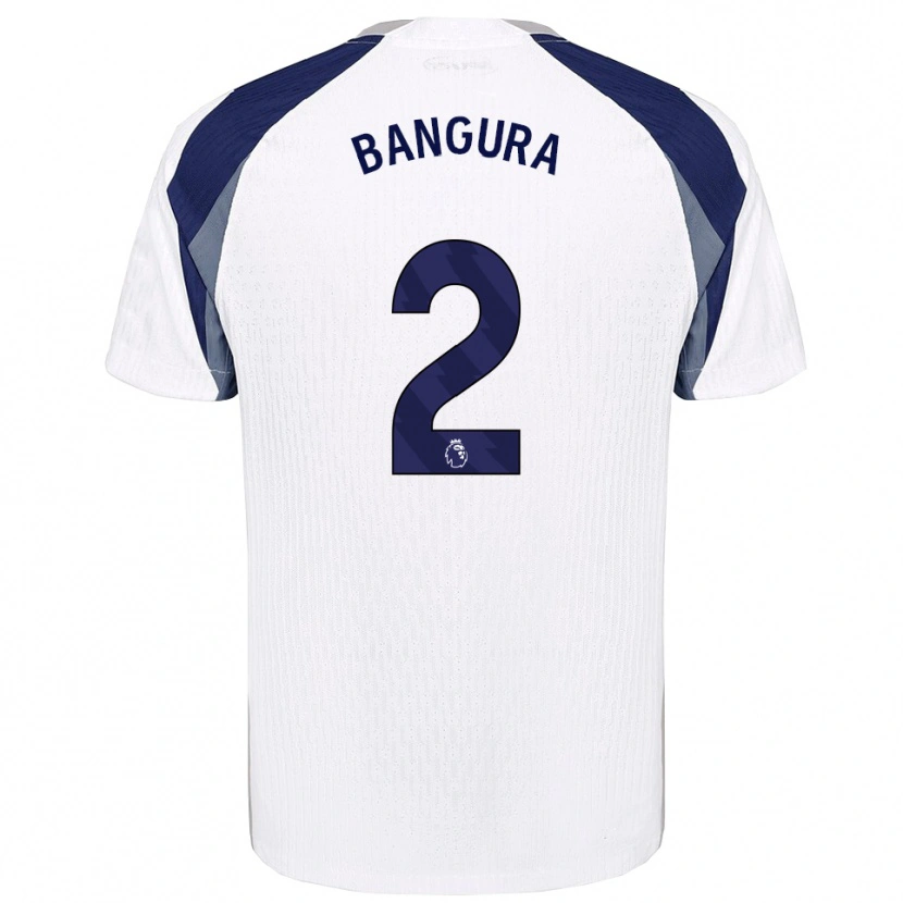 DanxenレディースSamal Bangura#2ホワイト ネイビーホームシャツ2025/26ジャージーユニフォーム