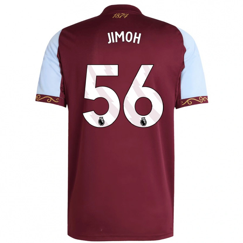 Danxenレディースジャマルディーン・ジモー・アロバ#56バーガンディ スカイブルーホームシャツ2025/26ジャージーユニフォーム