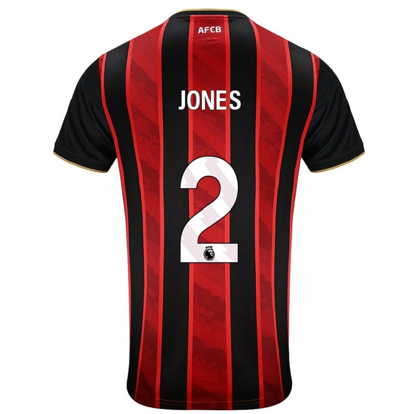 DanxenレディースAbby Jones#2レッド ブラックホームシャツ2025/26ジャージーユニフォーム