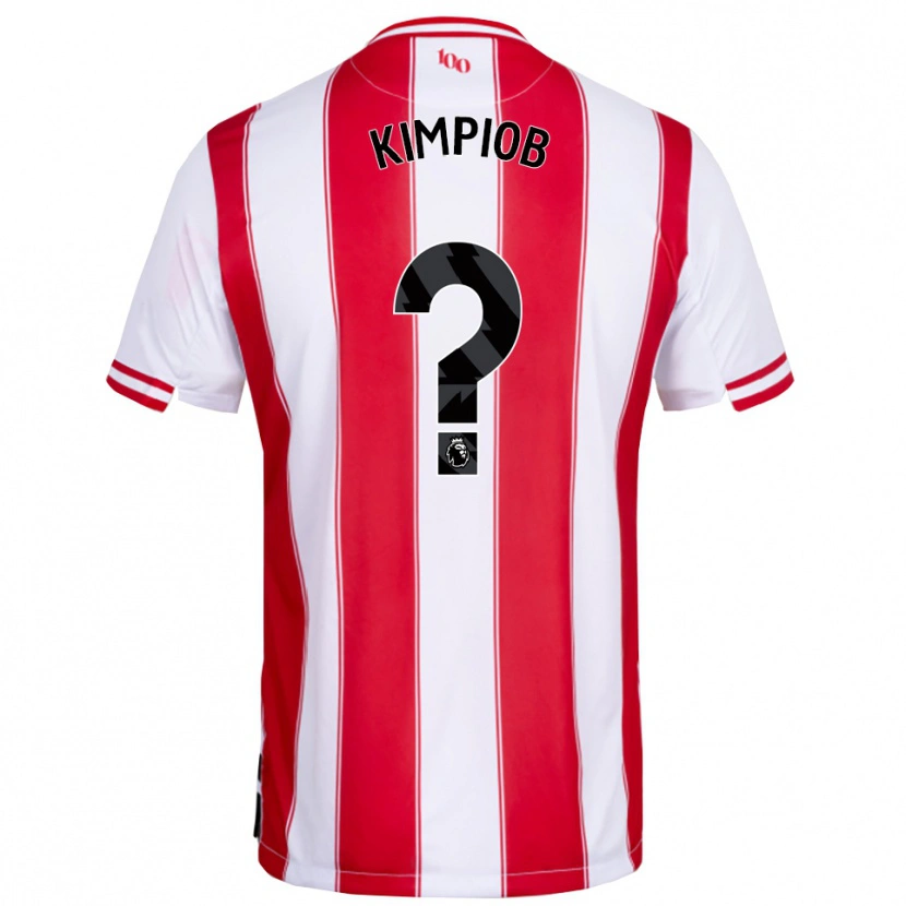 DanxenレディースJoshua Kimpiob#0レッド ホワイトホームシャツ2025/26ジャージーユニフォーム