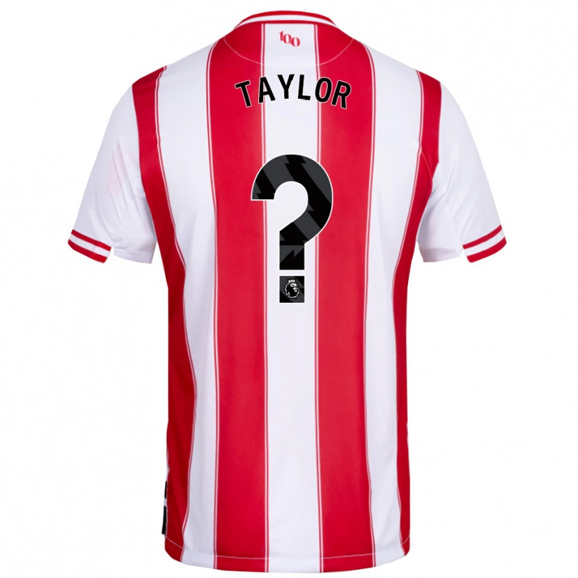 DanxenレディースFreddie Taylor#0レッド ホワイトホームシャツ2025/26ジャージーユニフォーム