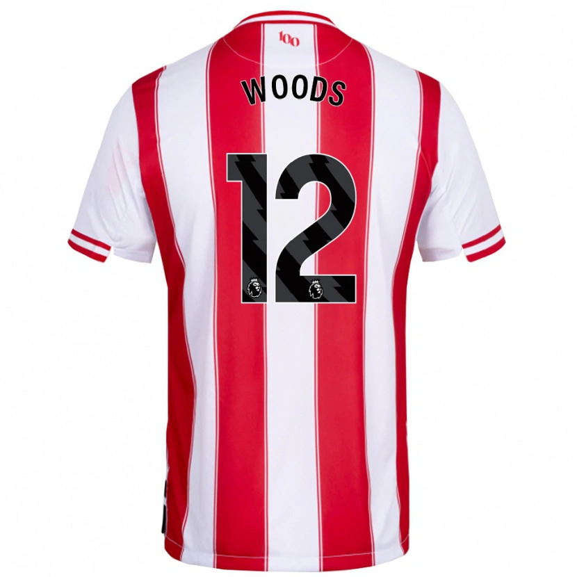 DanxenレディースNikki Woods#12レッド ホワイトホームシャツ2025/26ジャージーユニフォーム