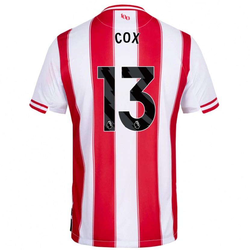 DanxenレディースMatthew Cox#13レッド ホワイトホームシャツ2025/26ジャージーユニフォーム