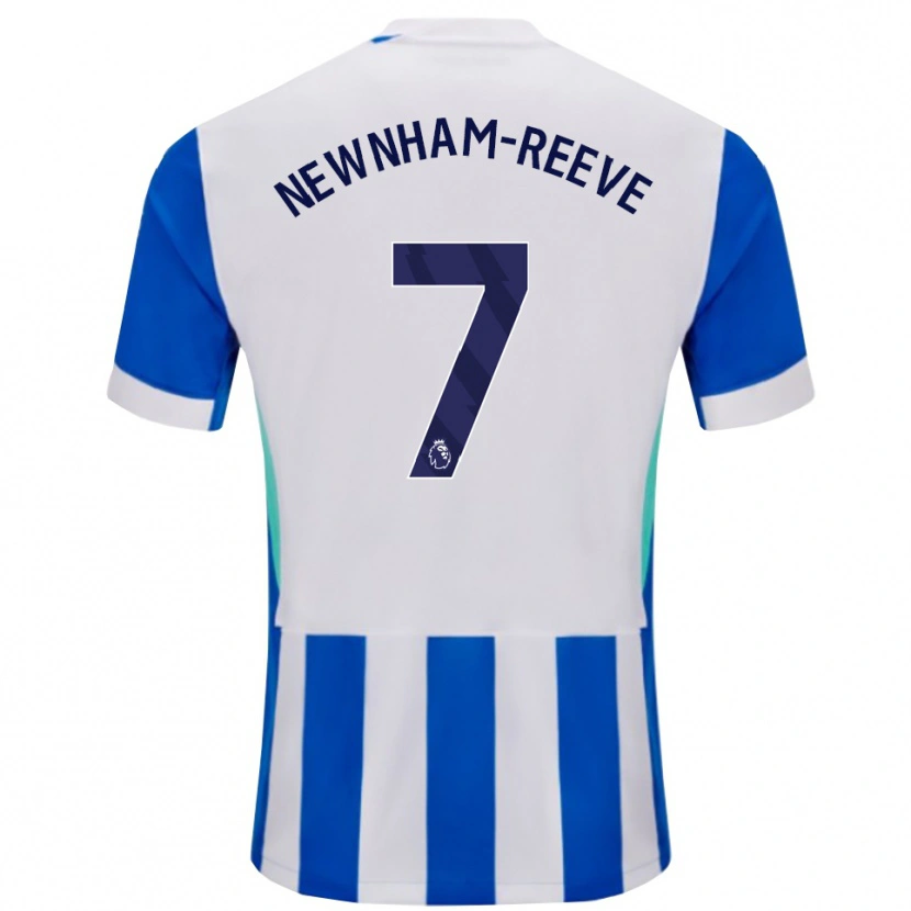 DanxenレディースBode Newnham-Reeve#7ブルー ホワイトホームシャツ2025/26ジャージーユニフォーム