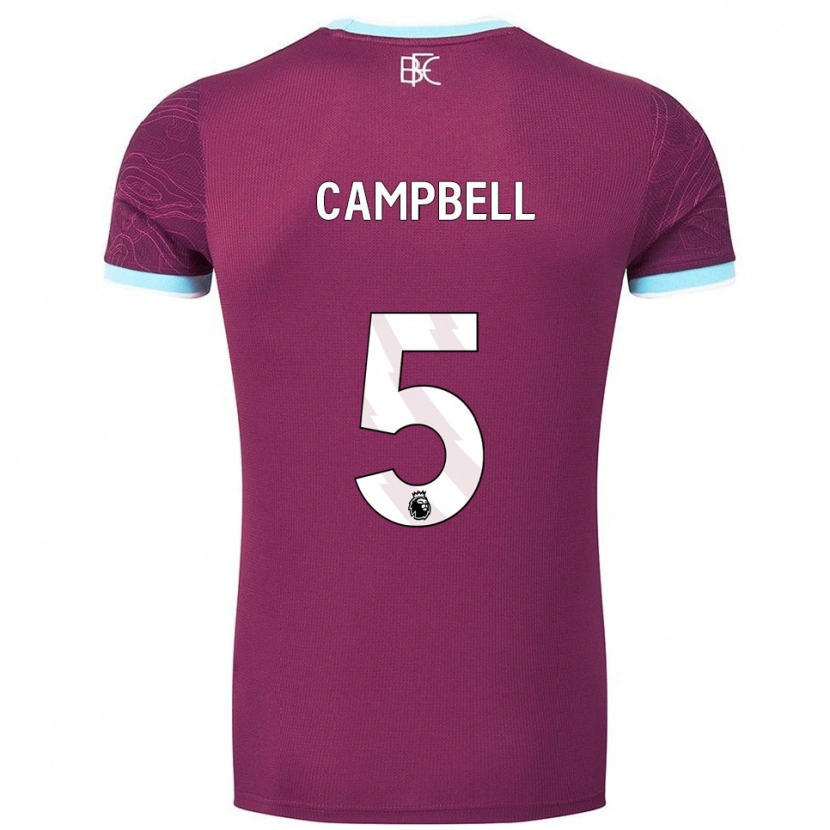 DanxenレディースMurray Campbell#5バーガンディ スカイブルーホームシャツ2025/26ジャージーユニフォーム