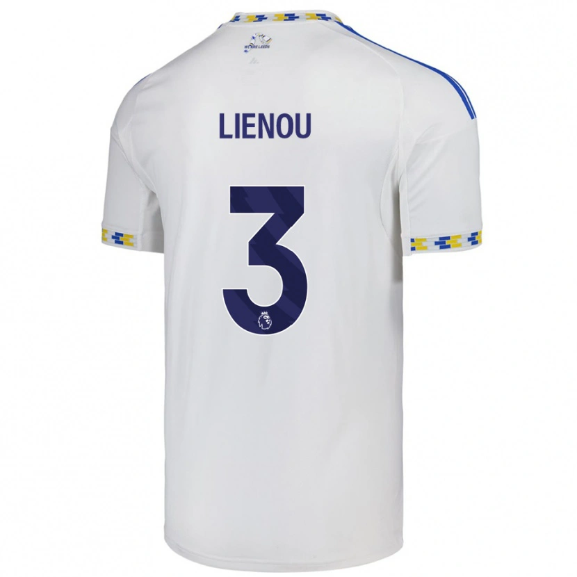 DanxenレディースJayden Lienou#3ホワイト ブルーホームシャツ2025/26ジャージーユニフォーム