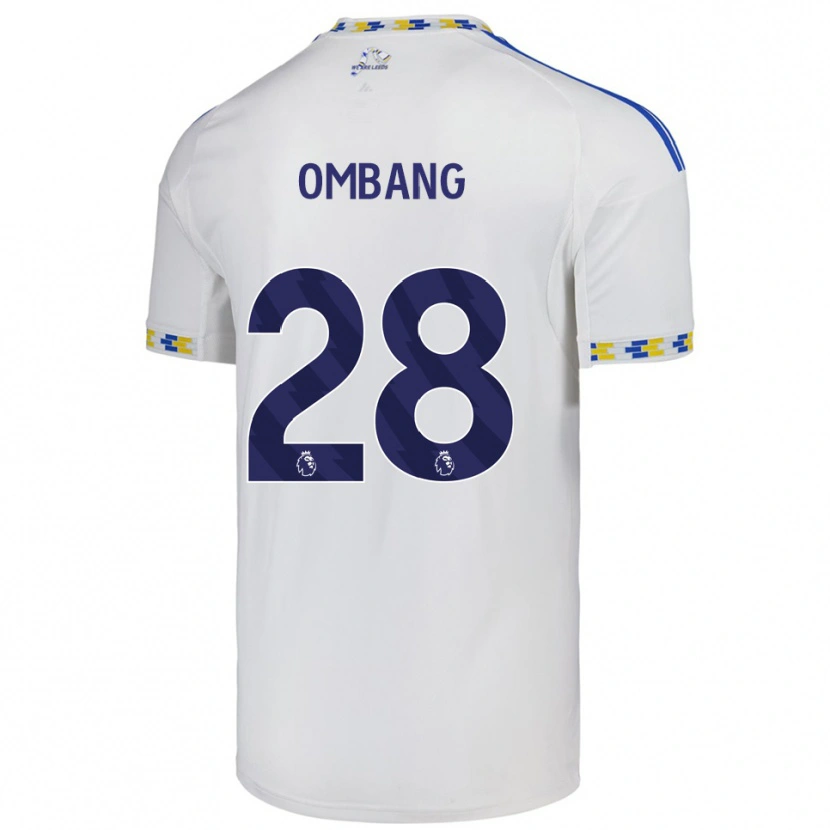 DanxenレディースDarryl Ombang#28ホワイト ブルーホームシャツ2025/26ジャージーユニフォーム