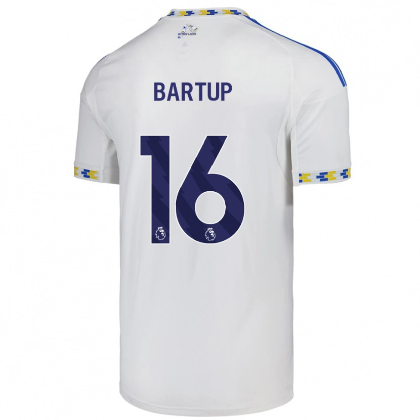 DanxenレディースLaura Bartup#16ホワイト ブルーホームシャツ2025/26ジャージーユニフォーム