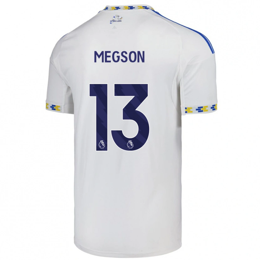 DanxenレディースMiller Megson#13ホワイト ブルーホームシャツ2025/26ジャージーユニフォーム