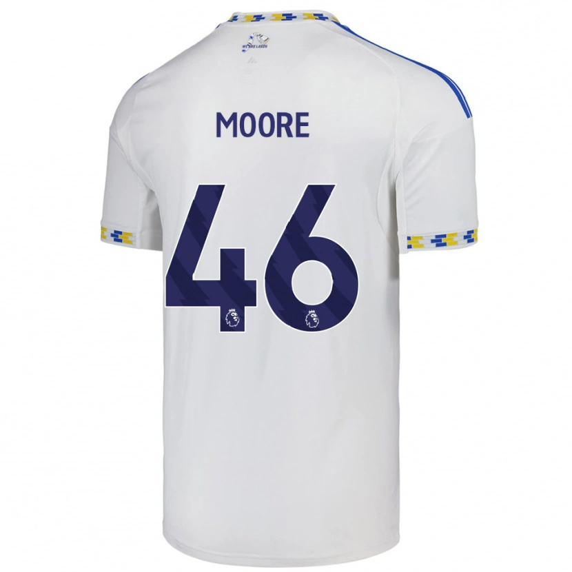 DanxenレディースKris Moore#46ホワイト ブルーホームシャツ2025/26ジャージーユニフォーム