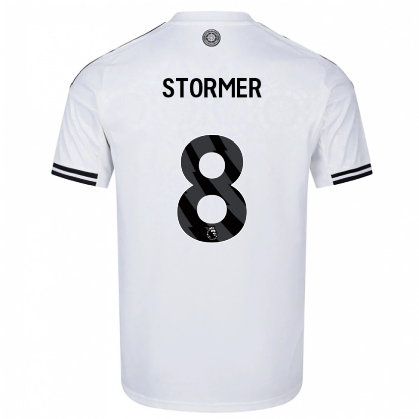 DanxenレディースBecky Stormer#8ホワイト ブラックホームシャツ2025/26ジャージーユニフォーム
