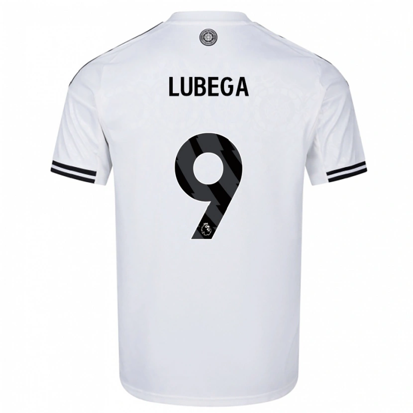 DanxenレディースBashil Lubega#9ホワイト ブラックホームシャツ2025/26ジャージーユニフォーム