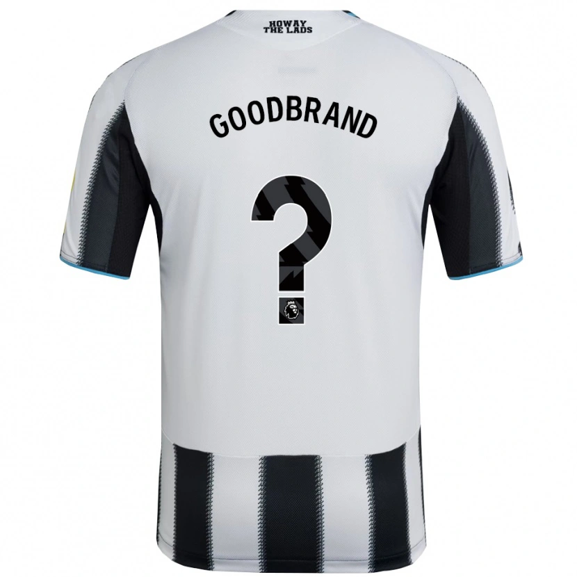 DanxenレディースOliver Goodbrand#0ブラック ホワイトホームシャツ2025/26ジャージーユニフォーム