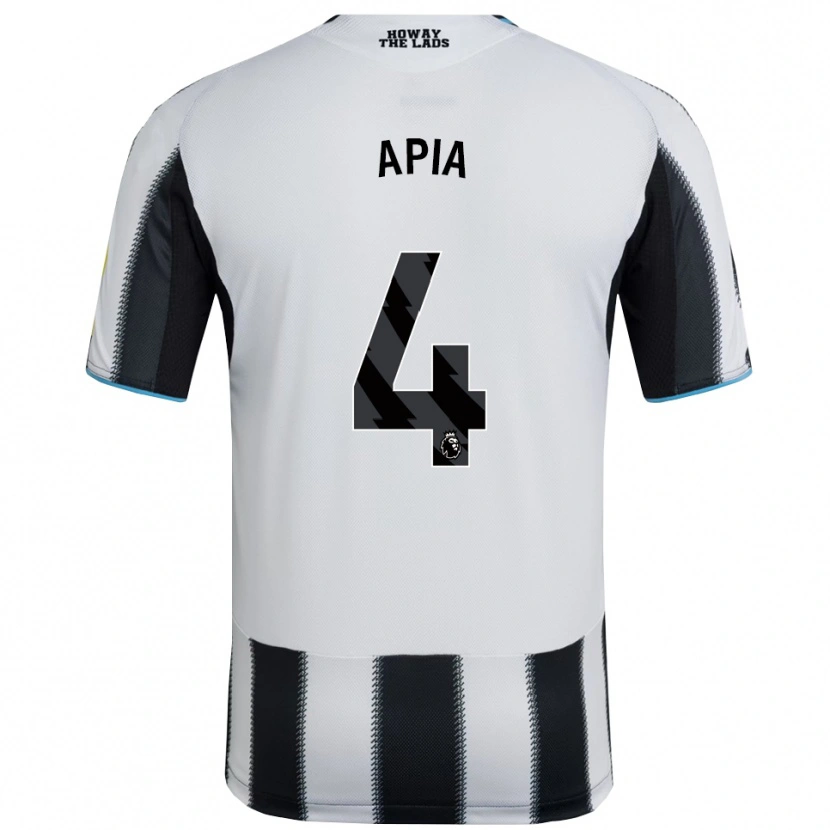 DanxenレディースAaron Epia#4ブラック ホワイトホームシャツ2025/26ジャージーユニフォーム