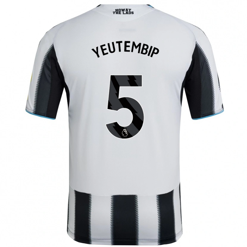 DanxenレディースLesecond Yeutembip#5ブラック ホワイトホームシャツ2025/26ジャージーユニフォーム
