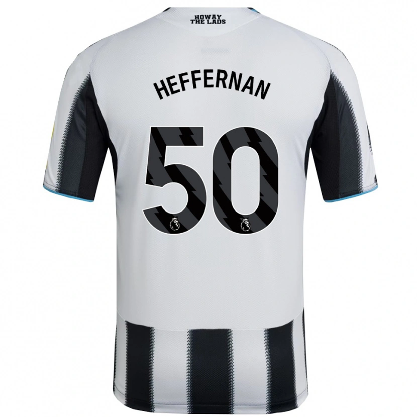 Danxenレディースカハル・ヘファーナン#50ブラック ホワイトホームシャツ2025/26ジャージーユニフォーム