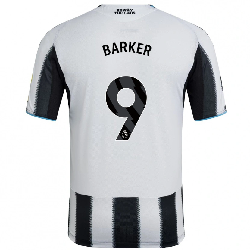 DanxenレディースKatie Barker#9ブラック ホワイトホームシャツ2025/26ジャージーユニフォーム