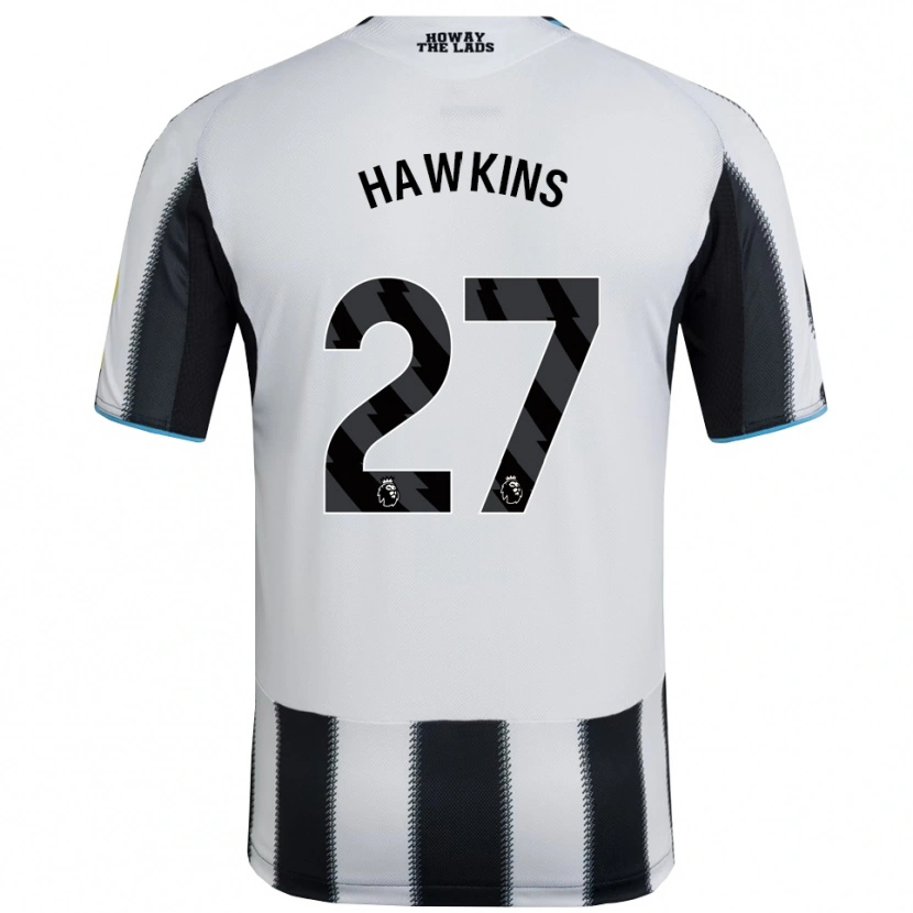 DanxenレディースHannah Hawkins#27ブラック ホワイトホームシャツ2025/26ジャージーユニフォーム