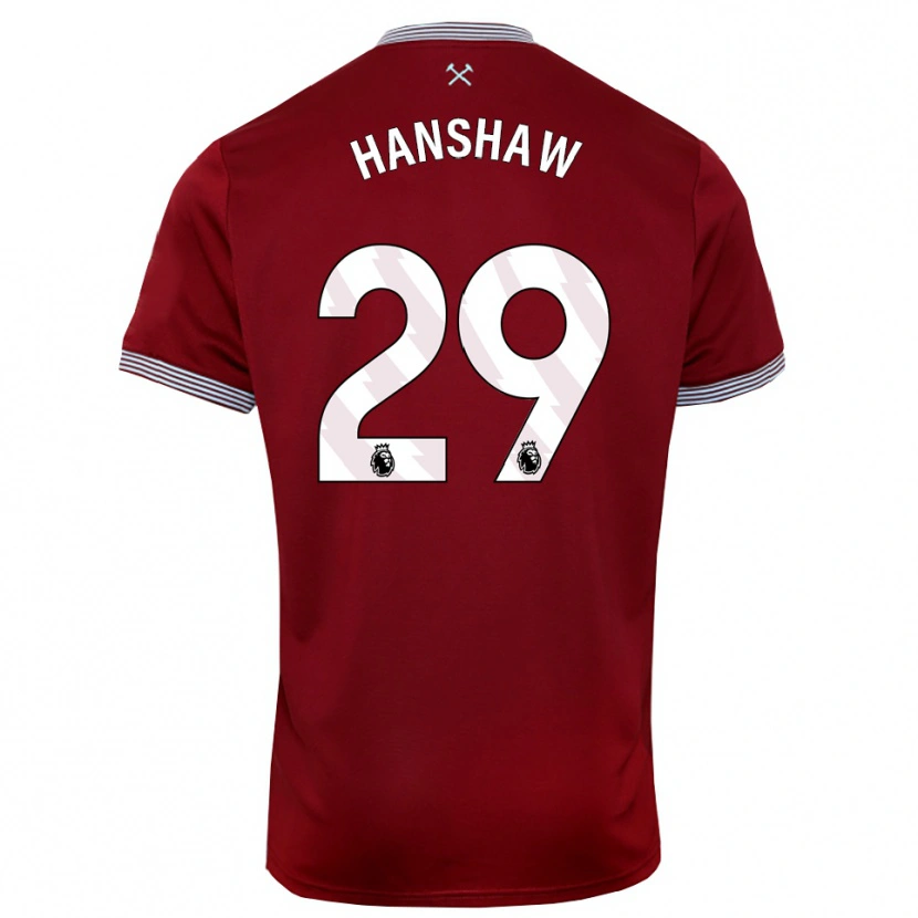 DanxenレディースVerena Hanshaw#29バーガンディ ホワイトホームシャツ2025/26ジャージーユニフォーム