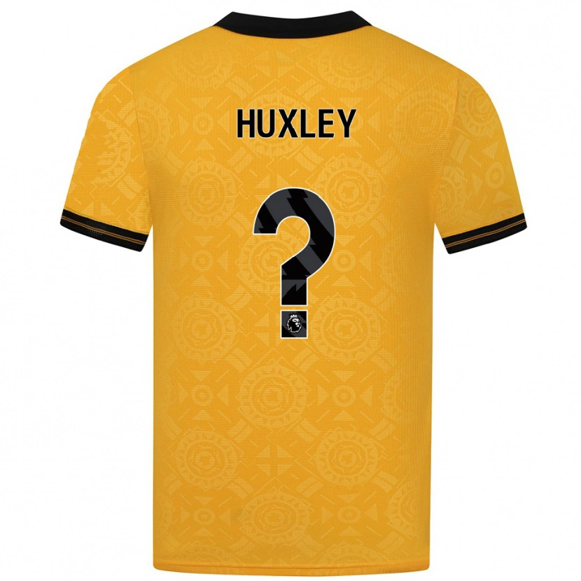 DanxenレディースLeon Huxley#0イエロー ブラックホームシャツ2025/26ジャージーユニフォーム