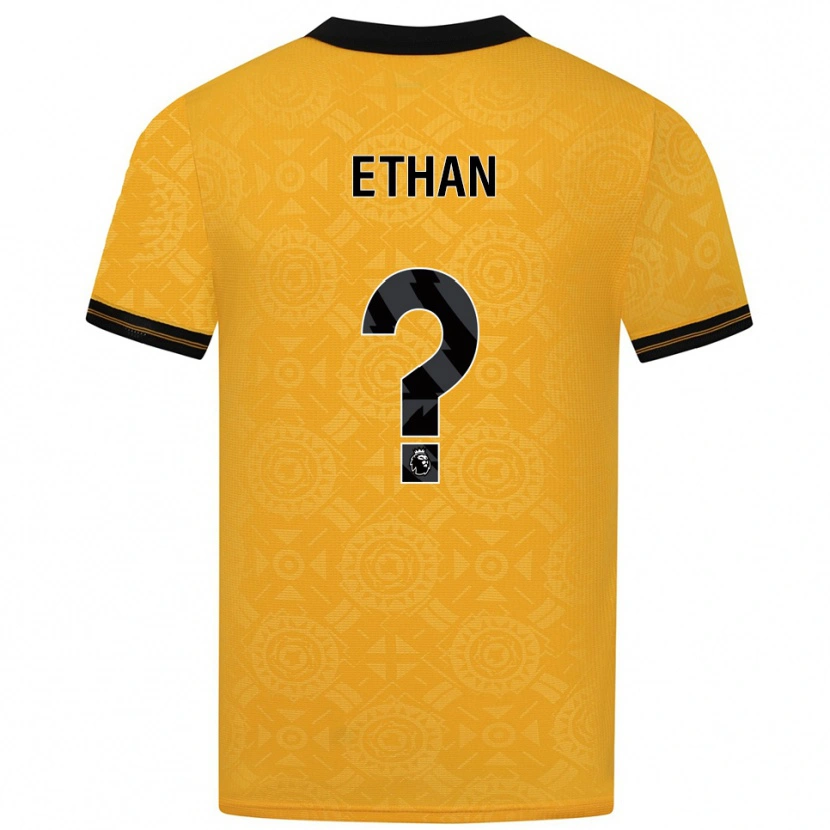 DanxenレディースEthan Mcleod#0イエロー ブラックホームシャツ2025/26ジャージーユニフォーム