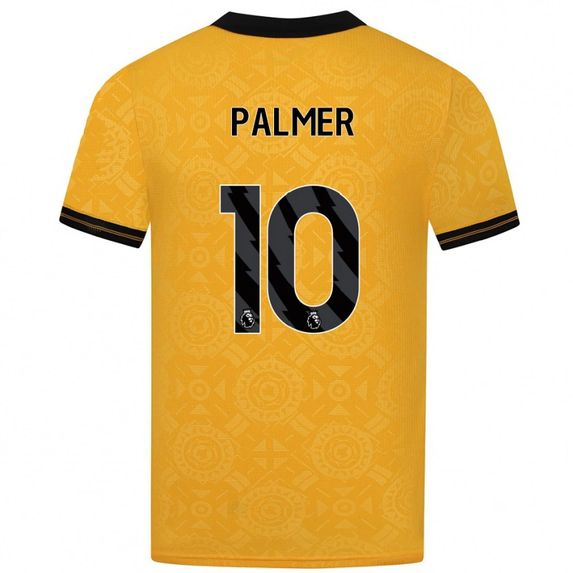 DanxenレディースJamila Palmer#10イエロー ブラックホームシャツ2025/26ジャージーユニフォーム