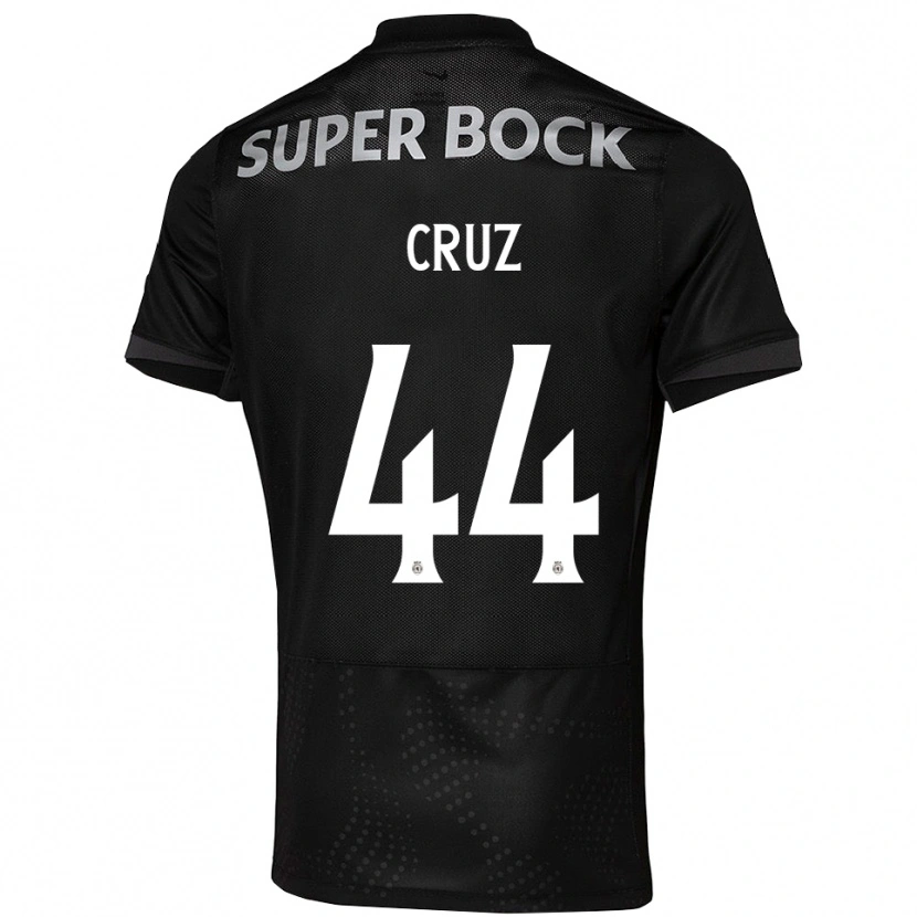 Danxenレディースマルコ・クルーズ#44ブラック ホワイトアウェイシャツ2025/26ジャージーユニフォーム