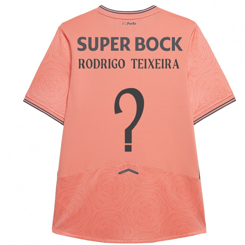 Danxenレディースロドリゴ・テイシェイラ・ペレイラ#0ピンク ネイビーアウェイシャツ2025/26ジャージーユニフォーム