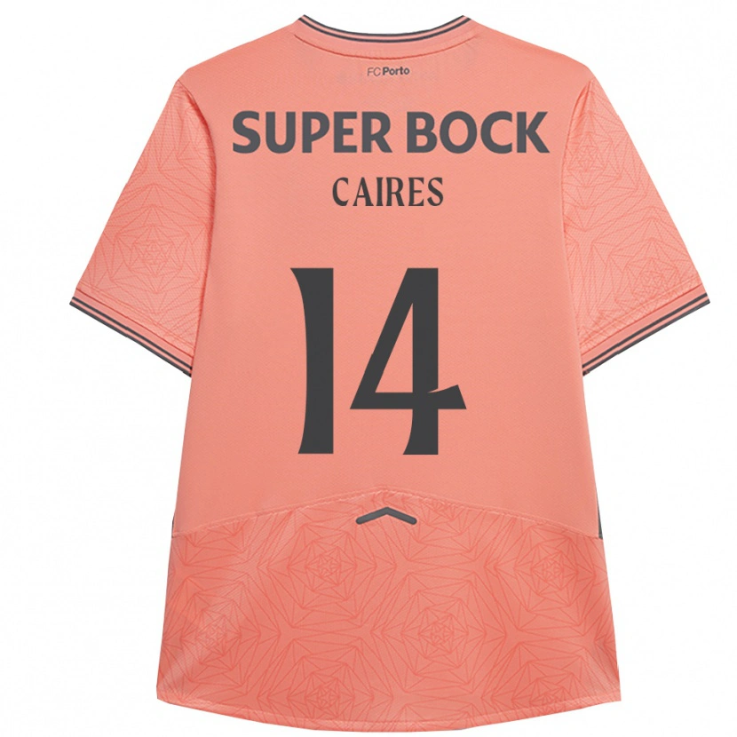 DanxenレディースTiago Caires#14ピンク ネイビーアウェイシャツ2025/26ジャージーユニフォーム