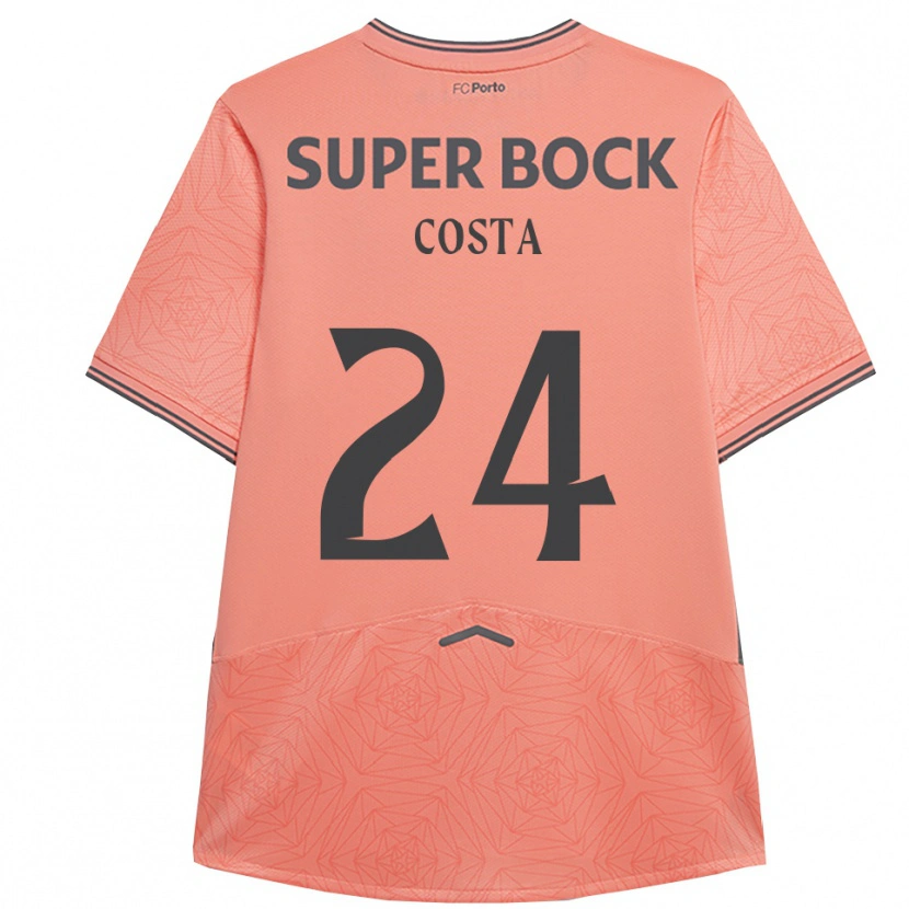 DanxenレディースJoão Costa#24ピンク ネイビーアウェイシャツ2025/26ジャージーユニフォーム