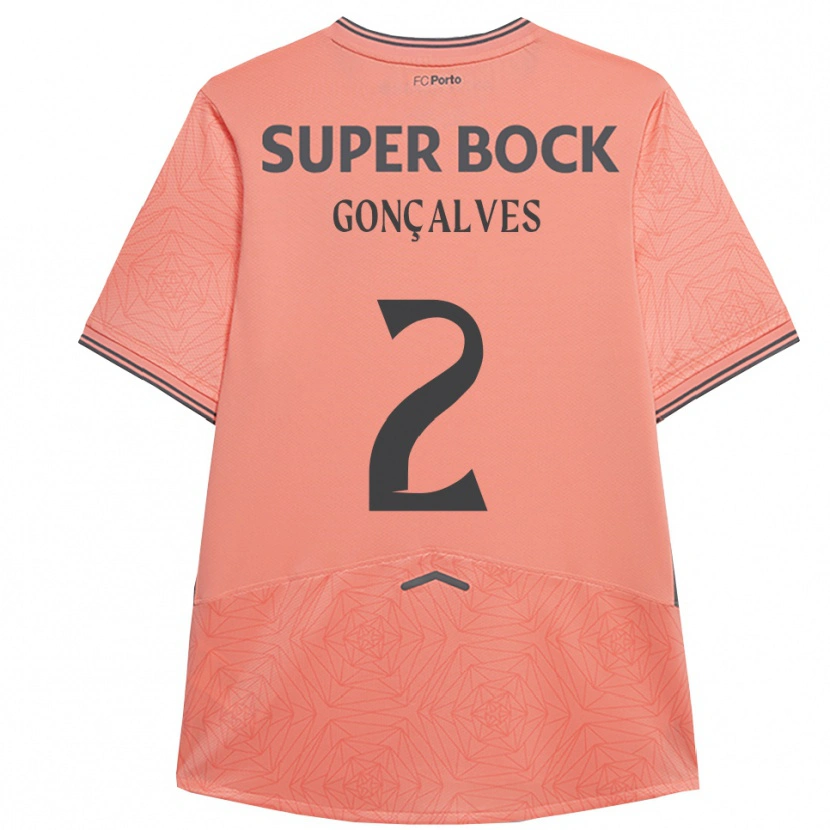 DanxenレディースEma Gonçalves#2ピンク ネイビーアウェイシャツ2025/26ジャージーユニフォーム