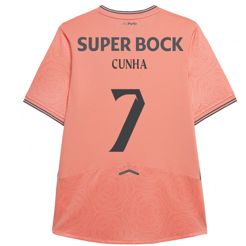 Danxenレディースドワーティ・ロープス・クンハ#7ピンク ネイビーアウェイシャツ2025/26ジャージーユニフォーム