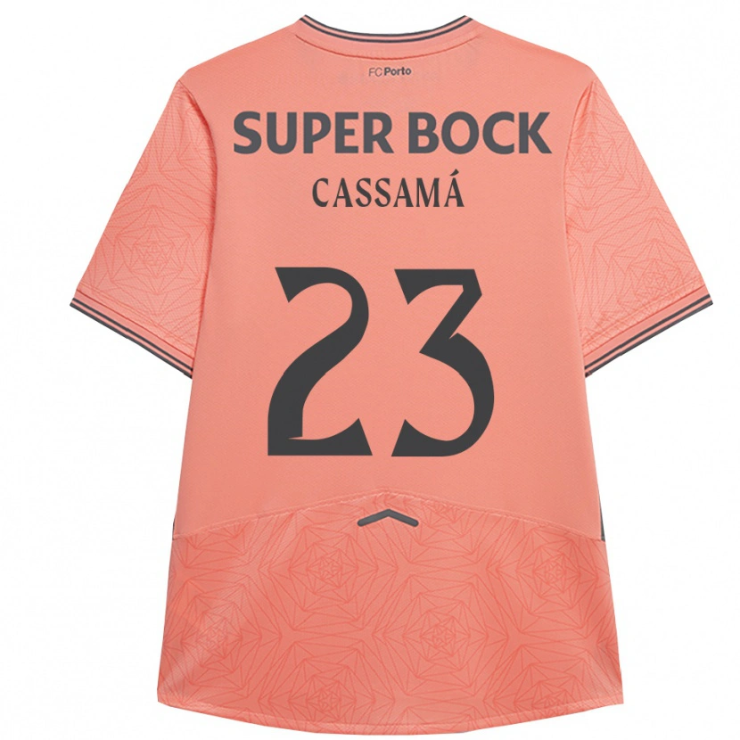 DanxenレディースAbdu Cassamá#23ピンク ネイビーアウェイシャツ2025/26ジャージーユニフォーム