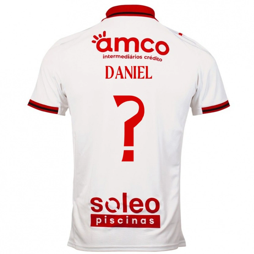 DanxenレディースPaulo Daniel#0ホワイト レッドアウェイシャツ2025/26ジャージーユニフォーム