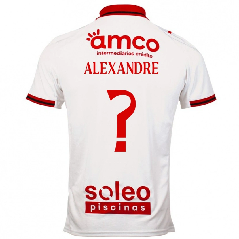 DanxenレディースDaniel Alexandre#0ホワイト レッドアウェイシャツ2025/26ジャージーユニフォーム
