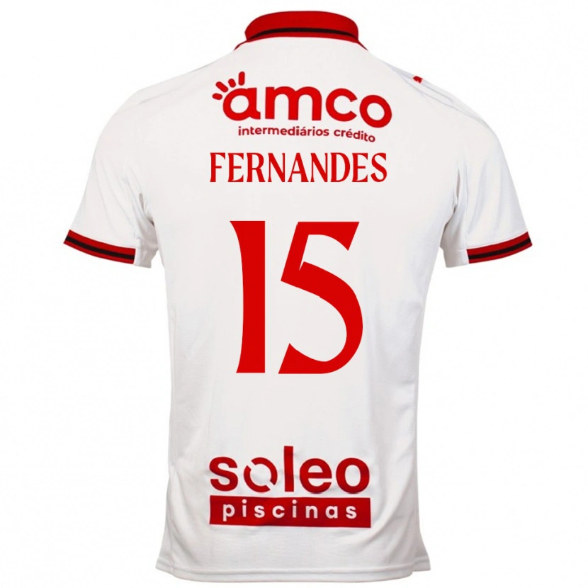 DanxenレディースValdir Fernandes#15ホワイト レッドアウェイシャツ2025/26ジャージーユニフォーム