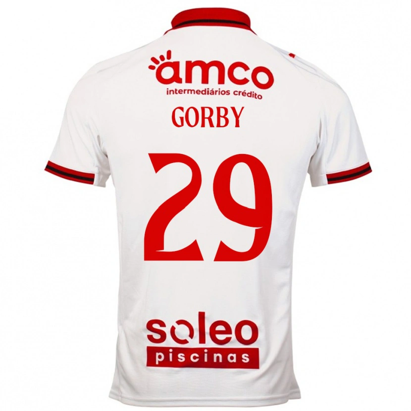 DanxenレディースGorby#29ホワイト レッドアウェイシャツ2025/26ジャージーユニフォーム