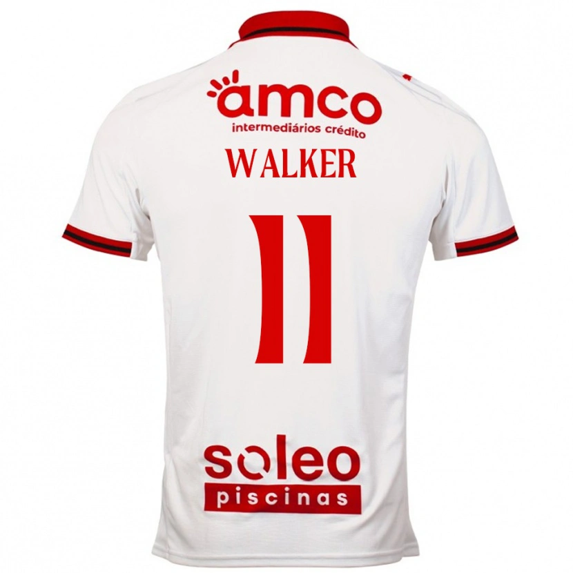 DanxenレディースEllie Walker#11ホワイト レッドアウェイシャツ2025/26ジャージーユニフォーム