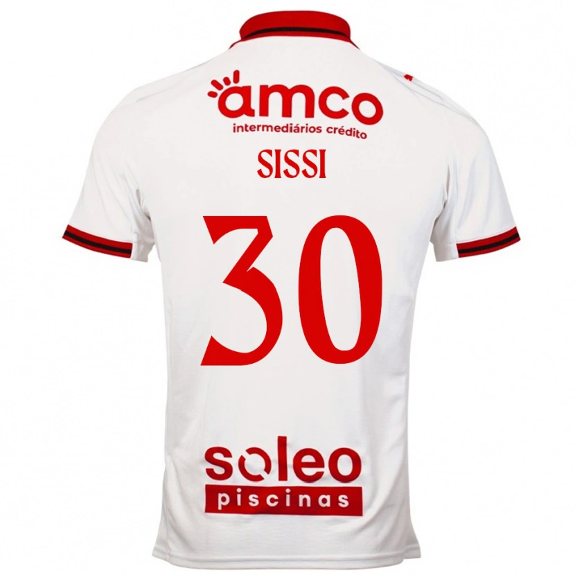 DanxenレディースSissi#30ホワイト レッドアウェイシャツ2025/26ジャージーユニフォーム