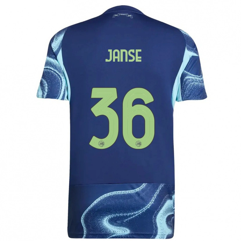 DanxenレディースDies Janse#36ネイビー スカイブルーアウェイシャツ2025/26ジャージーユニフォーム