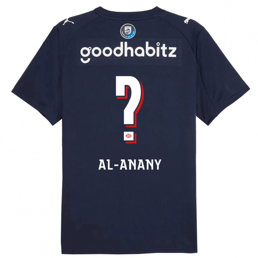 DanxenレディースYousif Al-Anany#0ネイビー ホワイトアウェイシャツ2025/26ジャージーユニフォーム