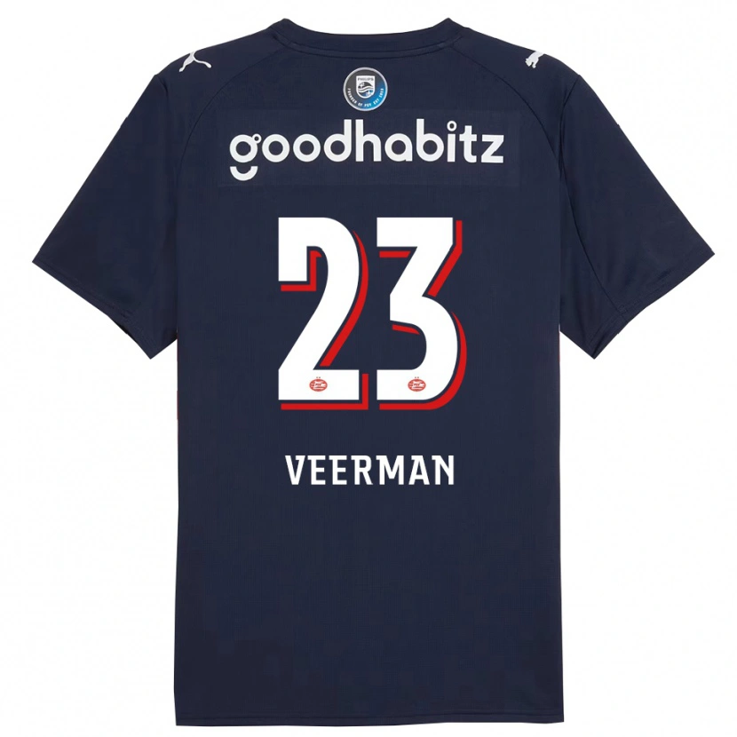 Danxenレディースヨエイ・フェールマン#23ネイビー ホワイトアウェイシャツ2025/26ジャージーユニフォーム